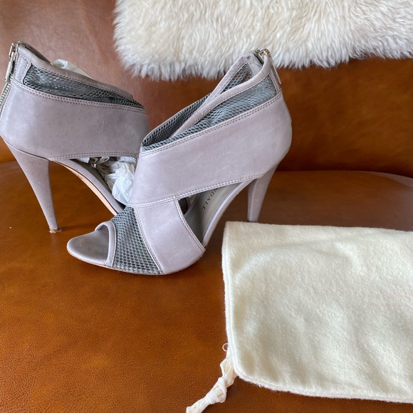 Loeffler Randall Shoes - Loeffler Randall Heeled Leather Mesh Booties